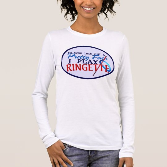 Pixart Ringette Pretty Face Long Sleeve T-Shirt