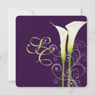PixDezin calla lilies/DIY background Invitation
