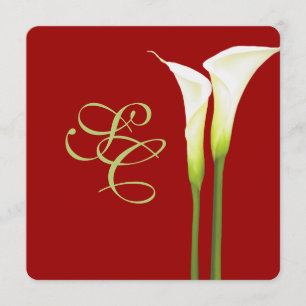 PixDezin calla lilies/DIY background Invitation