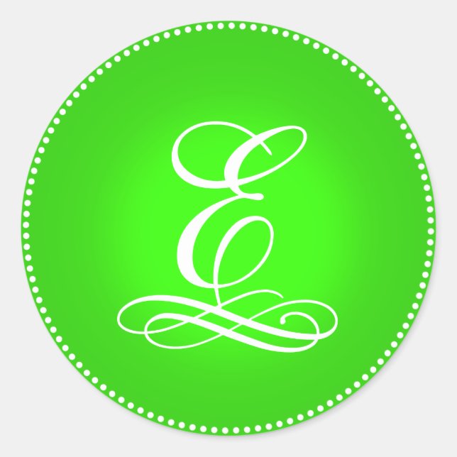 PixDezine DIY font+background colour/scrolls Classic Round Sticker (Front)