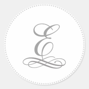 PixDezine DIY font+background colour/scrolls Classic Round Sticker