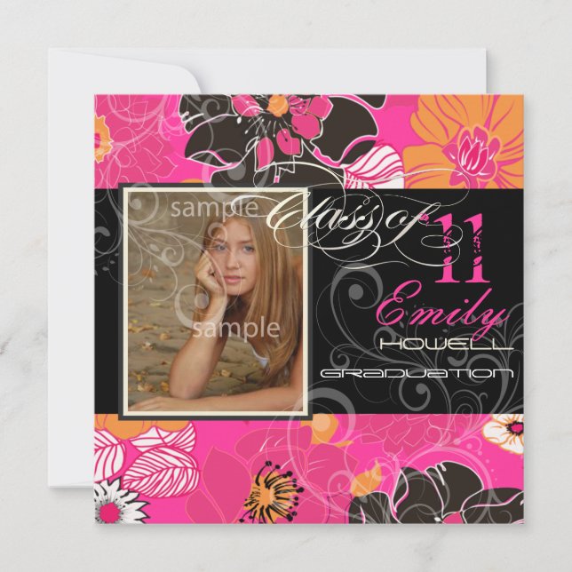 PixDezines 2011 Graduation, Alegre Invitation (Front)