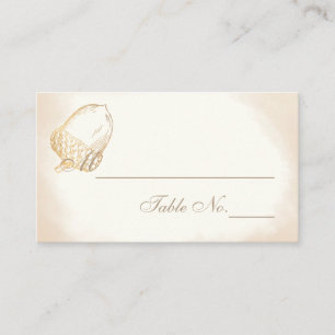 PixDezines Acorns/Faux Gold/Place Cards