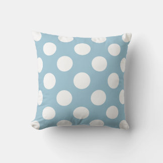 PixDezines adjustable polka dots/diy text+colours Cushion