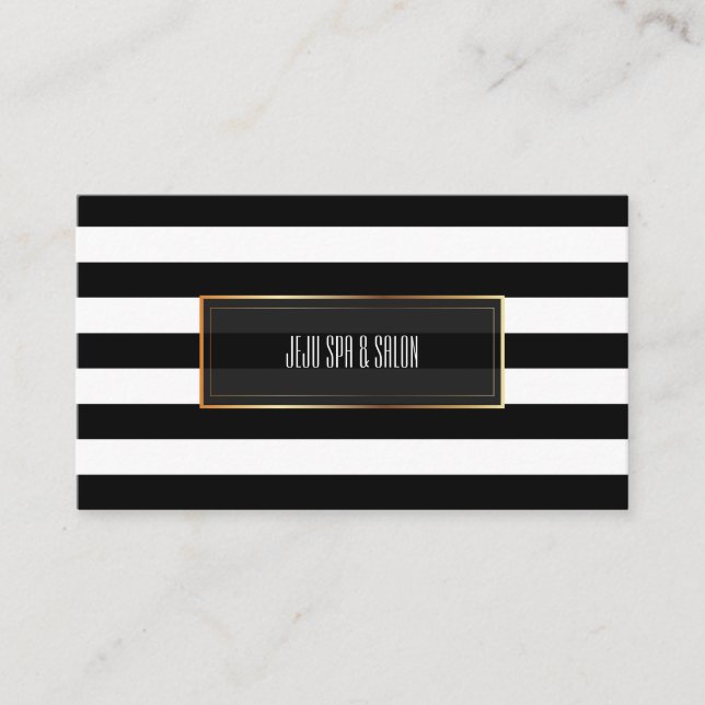 PixDezines adjustable stripes/diy colour Business Card (Front)