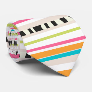 PixDezines adjustable stripes Tie