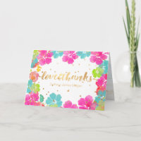PixDezines Aloha Hibiscus Leis/Thank You