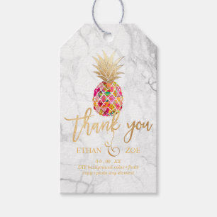 PixDezines Aloha Pineapples/Marble Gift Tags
