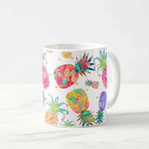 PixDezines Aloha Pineapples Pattern Coffee Mug