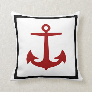 PixDezines anchor/DIY colours/nautical Cushion
