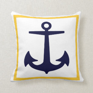 PixDezines anchor/diy colours/nautical Cushion