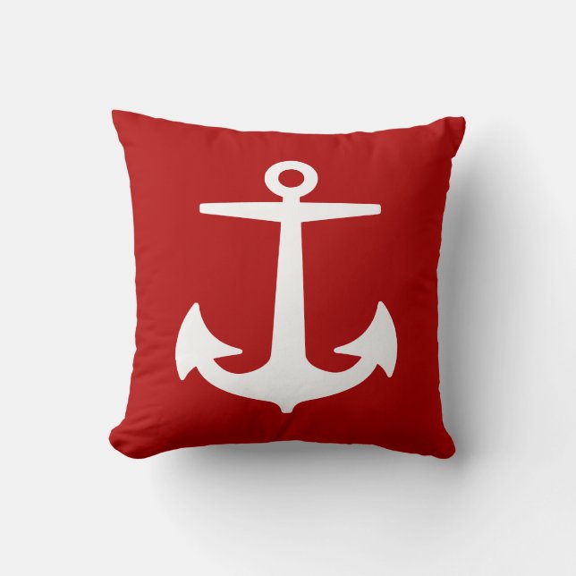 PixDezines anchors/diy colours/nautical Cushion (Front)