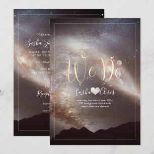 PixDezines Andromen Milky Way/NASA Space Invitation