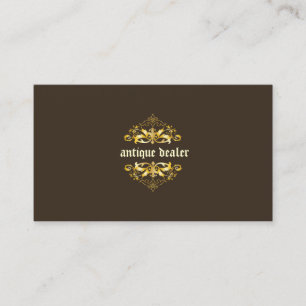 PixDezines Antique Dealers/Pinstripes/Filigrees Business Card