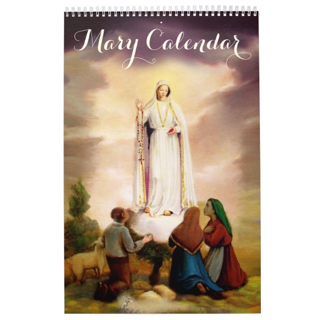 PixDezines Apparitions of Our Lady, Virgin Mary Calendar (Cover)