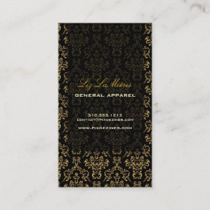 PixDezines Arianna Damask/DIY background colour Business Card