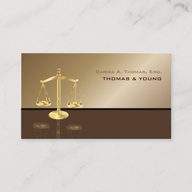 PixDezines ATTORNEYS BUSINESS CARDS/COPPER+DIY CLR Business Card (Front)