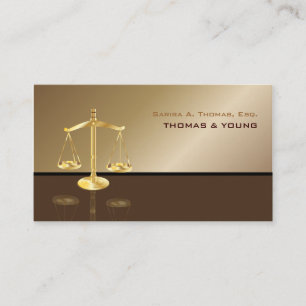 PixDezines ATTORNEYS BUSINESS CARDS/COPPER+DIY CLR Card