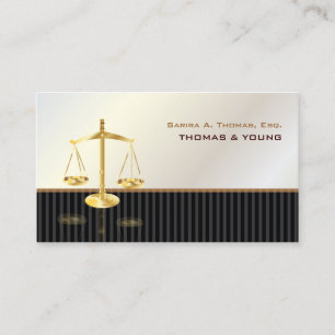 PixDezines ATTORNEYS/SASSY/WHITE+GREY Business Card