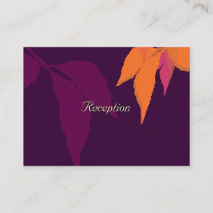 PixDezines autumn reception cards/diy fonts Enclosure Card
