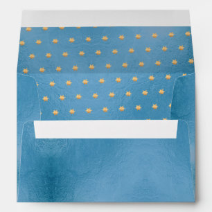 PixDezines Back Flap Return Address, Corn Flower Envelope