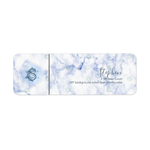 PixDezines Bar Mitzvah Honeycomb+Blue Marble