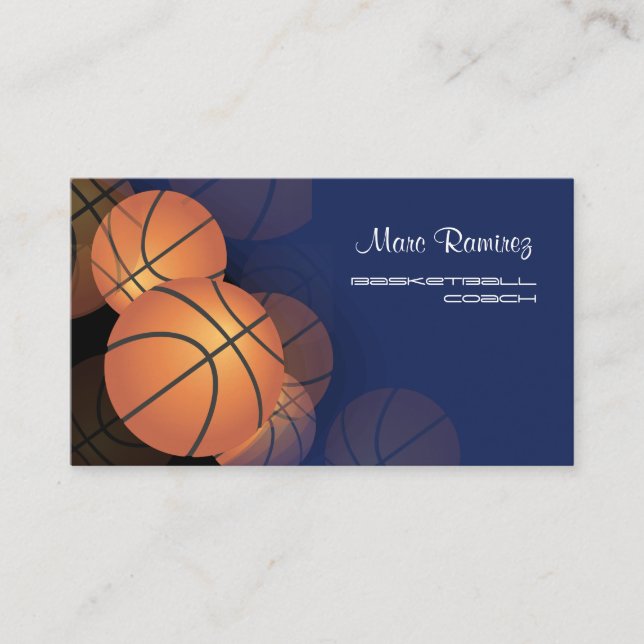 PixDezines Basketball cards/DIY background colours Business Card (Front)
