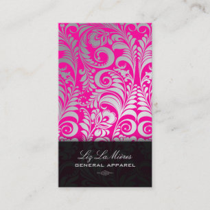 PixDezines Bellissimo Vintage Damask Business Card