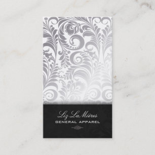 PixDezines Bellissimo Vintage Damask Business Card