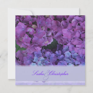 PixDezines Blue Hydrangea Invitation
