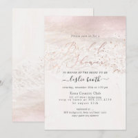 PixDezines Blush Coastal/Shoreline Bridal Shower