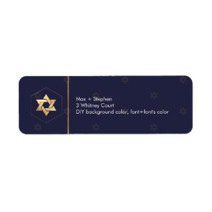 PixDezines B'nai Mitzvah Navy Blue