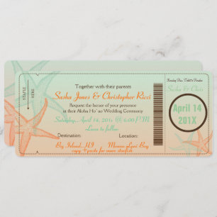 PixDezines Boarding Pass+Starfish Invitation