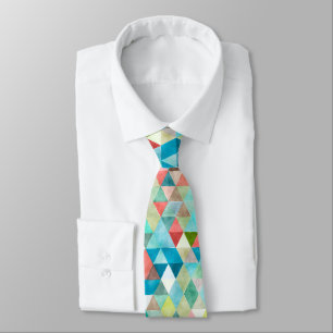 PixDezines Boho Geometric/adjustable triangles Tie