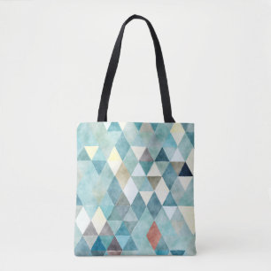 PixDezines Boho Geometric / Triangles Pattern Tote Bag