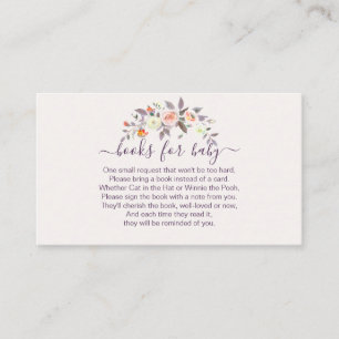 PixDezines Book Request, Pastel Garden Roses Enclosure Card