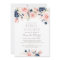 PixDezines Bridal Shower Watercolor Navy Roses