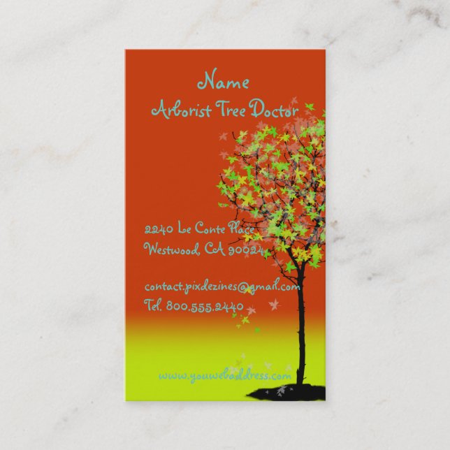PixDezines Business cards/landscaper tree trimmers Business Card (Front)