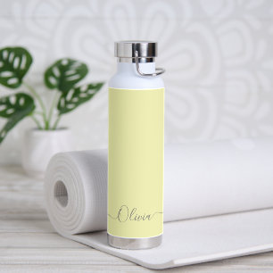 PixDezines Butter Yellow DIY Colour Water Bottle