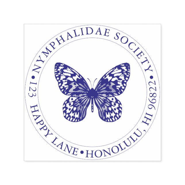 PixDezines Butterfly Self-inking Stamp (Design)