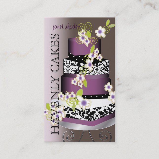 PixDezines Cake/Bakery/pâtisserie Business Card (Front)