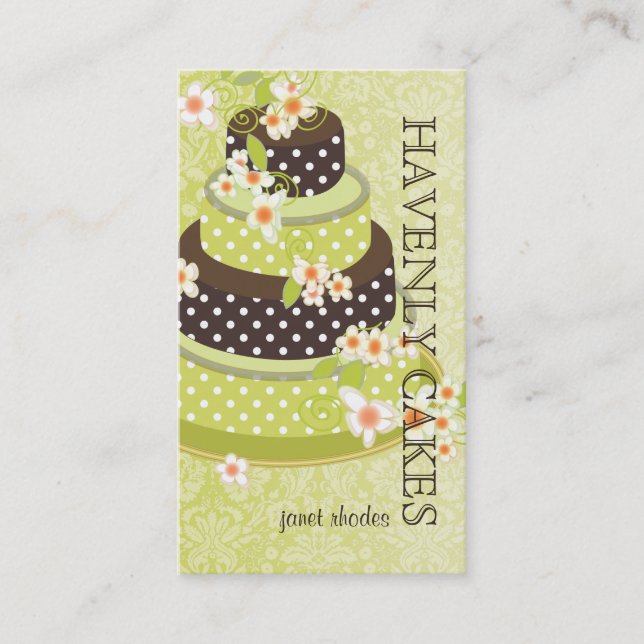PixDezines Cake/Bakery/pâtisserie Business Card (Front)