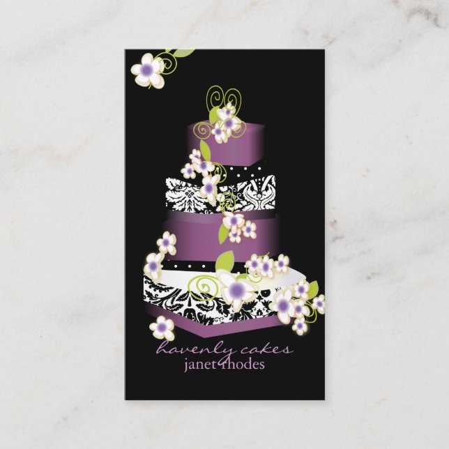 PixDezines Cake/Bakery/pâtisserie Business Card (Front)