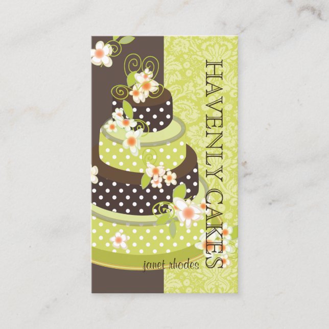 PixDezines Cake/Bakery/pâtisserie Business Card (Front)