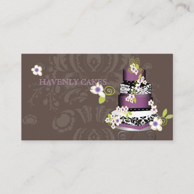 PixDezines Cake/Bakery/pâtisserie Business Card (Front)