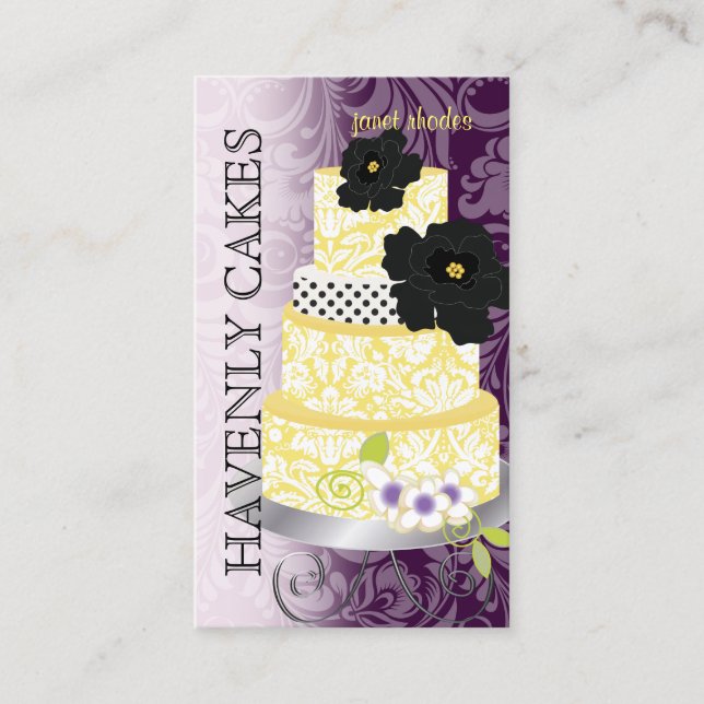 PixDezines Cake/Bakery/pâtisserie Business Card (Front)