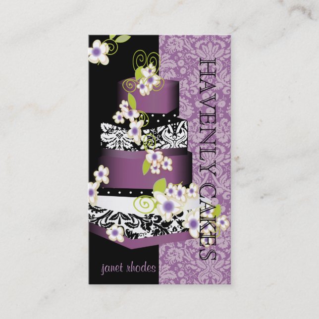 PixDezines Cake/Bakery/pâtisserie Business Card (Front)