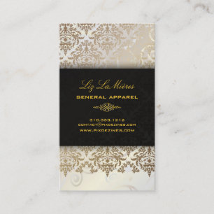 PixDezines Céline Damask Business Card
