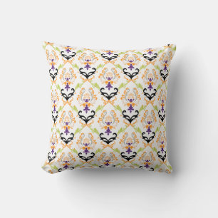 PixDezines chantal damask/diy background Cushion