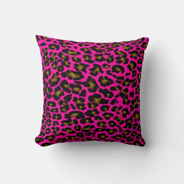PixDezines cheetah diy background colours Cushion (Front)